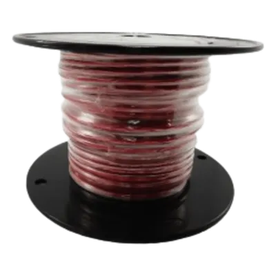 Cable Marino Primario / 10 AWG / 100 pies (30.5 m) / PVC Retardante de Llama / Cobre Estañado Clase K / 600V / 105°C Seco 75°C Húmedo / UL 1015 1028 1230 1231