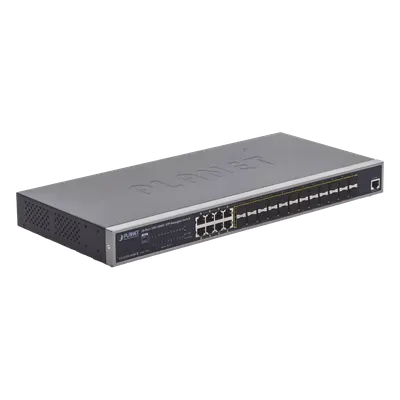 Switch administrable PLANET GS-5220-16S8CR con 24 puertos SFP