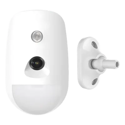 Detector PIR inalámbrico Hikvision DS-PDPC12P-EG2-WB(B)/UB con cámara VGA