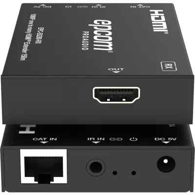 Receptor de Extensor HDMI™ Sobre IP | Solo Decodificador | 150m Por Cable CAT6 | Compatible Con Red Gigabit | Video Full HD | Compresión EZCast | Control IR Unidireccional