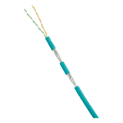 Cable Blindado SF/UTP Cat 5e / 2 Pares / 24/7 AWG / 600V / -40°C a 80°C / Resistente Aceite y UV / 305 m (1000 pies)