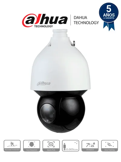 Cámara IP PTZ Dahua DH-SD5A225GB-HNR-SL con zoom óptico 25x