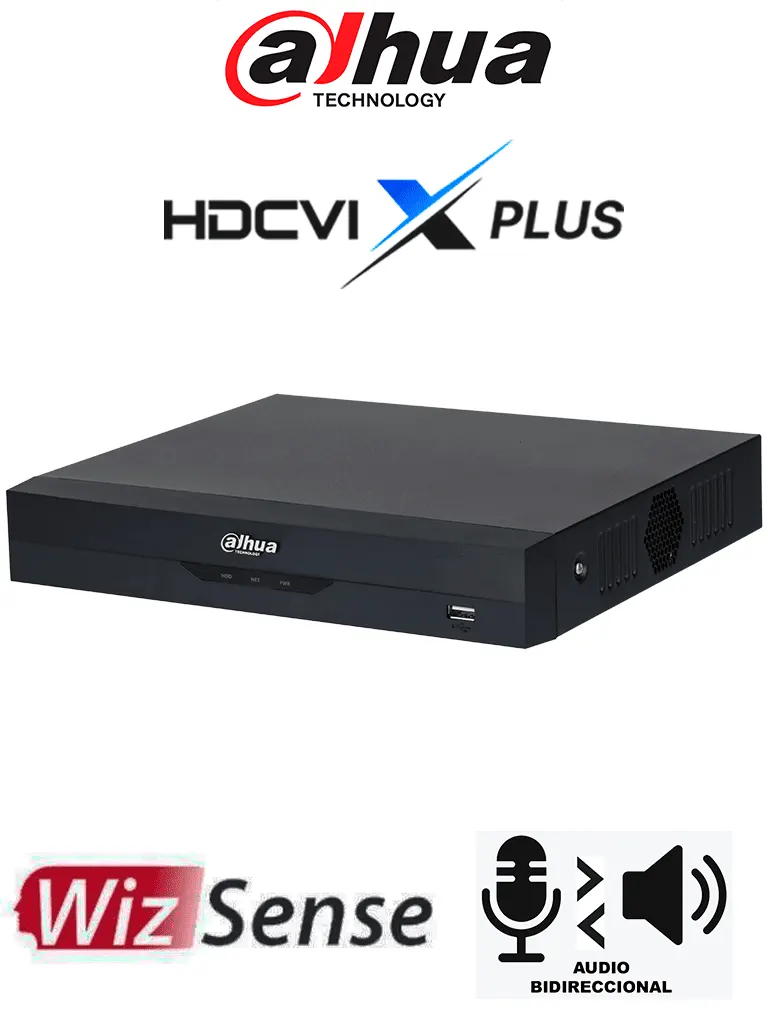 DVR Dahua DH-XVR5104HS-I3/T 5MP Lite con audio bidireccional