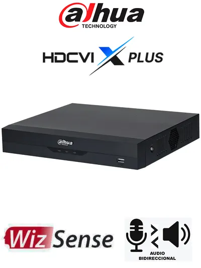 DVR Dahua DH-XVR5104HS-I3/T 5MP Lite con audio bidireccional