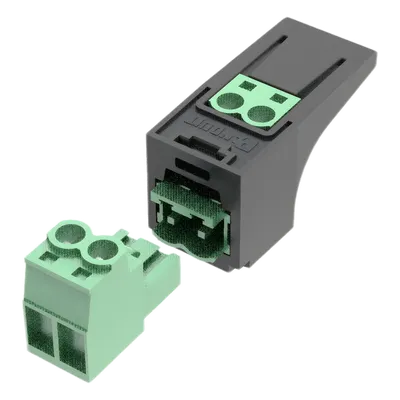 Conector eléctrico PANDUIT Mini-Com PXM1ARGRBL para cable FMPS