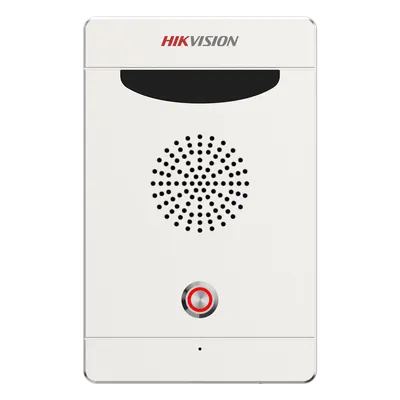 Estación de alarma de pánico Hikvision DS-PEA103-K1 con audio bidireccional