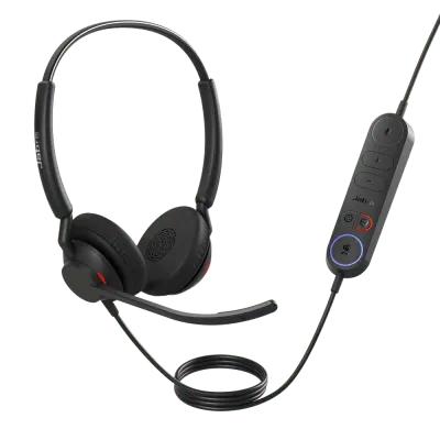 Diadema estéreo Jabra Engage 40 Stereo UC con conexión USB-C y USB-A