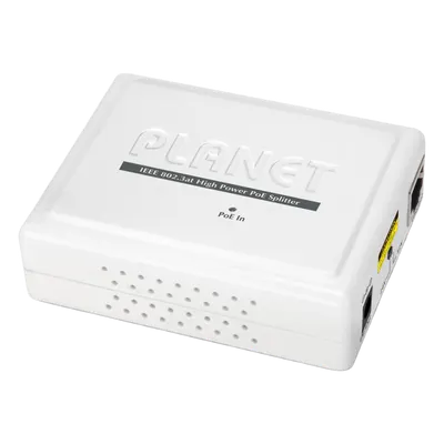 Divisor PoE PLANET POE-162S con salida seleccionable de 12 V o 24 V
