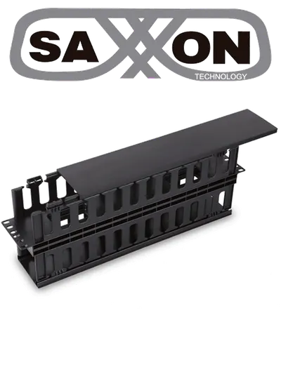 Organizador de cable SAXXON J606-10 para rack de 2U, doble lado