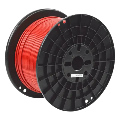 Bobina de Cable UTP / Cat6A / 23 AWG / CMR Riser / 305 m (1000 pies) / Rojo