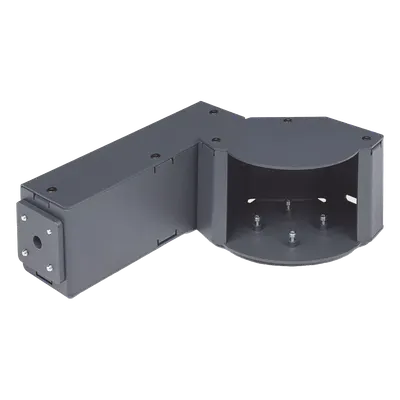 Soporte con carcasa / Brazo articulado / Compatible sensores láser H100 e I30 / Tornillería incluida