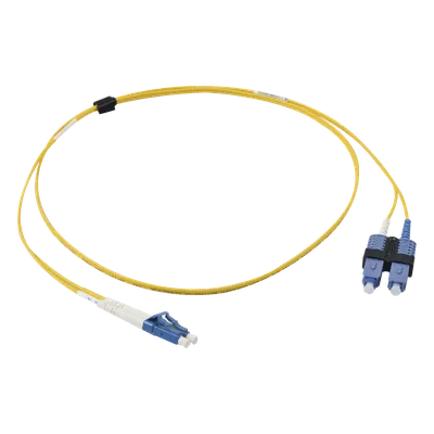 Jumper de fibra óptica SIEMON FJ2-LCUSCUL-01 OS2 dúplex de 1 m