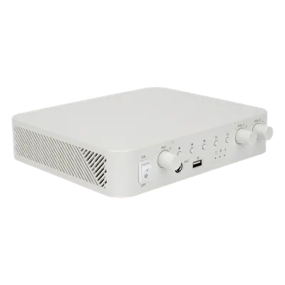 Amplificador de audio Hikvision DS-QAE0A60G1-VB de 2 canales y 60 W