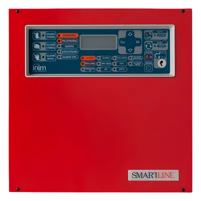 Central de Detección de Incendio INIM ELECTRONICS SMARTLINE020-4, 4 a 20 Zonas Ampliables