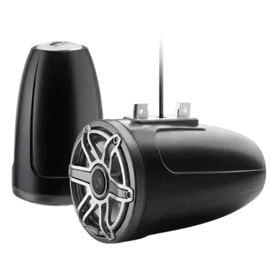 Par de Bocinas Marinas Coaxiales Serie M6 / 7.7 Pulgadas / Woofers Optimizados DMA / Tweeters de Cúpula de Seda / Montaje Tubular o Superficie / Iluminación LED RGB Transflective / Certificación UV y Niebla Salina