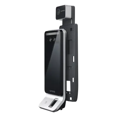 Lector de Reconocimiento Facial y Huella / Detección de Temperatura / RFID EM 125kHz y MIFARE 13.56MHz / CPU Dual Core 1.8GHz + Quad Core 1.4GHz / Memoria 16GB Flash + 2GB RAM / Compatible BioStar2