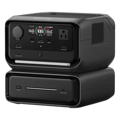 Estación de Energía Portátil / 572 Wh / 4 AC 800 W (Max. 1600 W) / USB-C 100 W / Carga Rápida 60 min / Wi-Fi y Bluetooth / Carga Solar 220 W