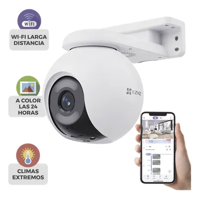Cámara IP PT EZVIZ H8X 4 MP con cobertura panorámica de 360°