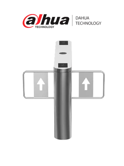 Dahua DHI-ASGB622K-D Swing Barrier/ Anticolision/ Alarma y Luz ajustable/ Ajuste de Volocidad de Desbloqueo/ 5 Millones/ Acero Inozidable/ 20-60 Personas/Minuto/ Interior-Exterior(Protegido)/ IR 12 Pares/ Compatible con controles de acceso de terceros