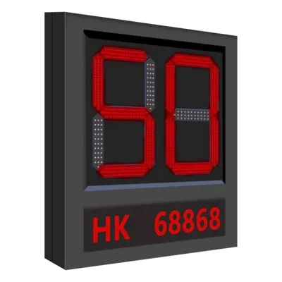 Pantalla LED para Aplicación de Estacionamientos / Indicador de Estados como Exceso de Velocidad, Velocidad Normal 