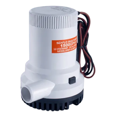 Bomba de achique SEAFLO SFBP1-G1500-01 de 1500 GPH para embarcaciones