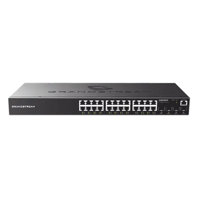 Switch Administrable / 24 Puertos Gigabit RJ45 / 4 Puertos SFP Uplink / 56 Gbps / GWN Cloud