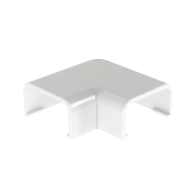 Conexión en ángulo recto "L", para uso con canaleta LD3, material ABS, Color Blanco
