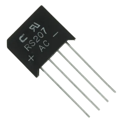 Puente Rectificador / 2 A / 50 A Sobrepico / 175°C / Epoxy