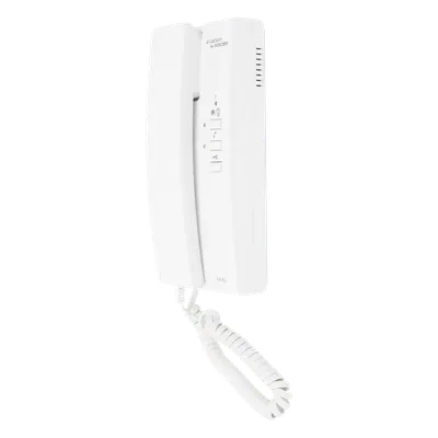 Auricular para sistema de audioportero / Alimentación desde central / 5 hilos / Cascada hasta 984 pies / Interior / Montaje pared