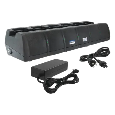 Multicargador / 6 Cavidades / Ni-MH / Adaptadores Intercambiables / LED por Cavidad / Uso Profesional