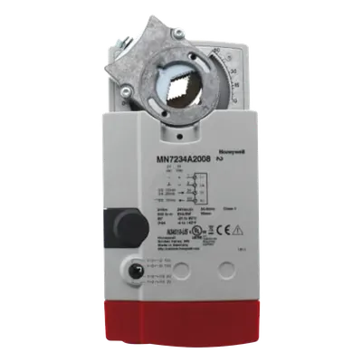 Actuador de acople directo / Sin retorno de resorte / Control modulante 24 Vac / 34 N·m (300 lb-in) / Retroalimentación 2-10 Vdc