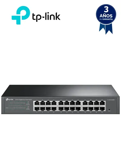 Switch Easy Smart TP-Link TL-SG1024DE Gigabit de 24 puertos