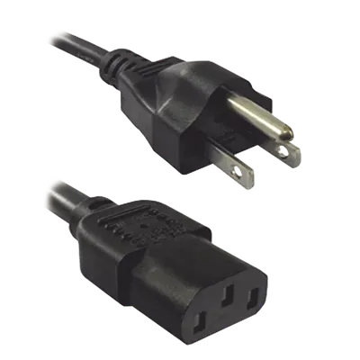 Cable de Poder para Contacto Empotrable / 10 A / 125 V / Norma EIA/TIA-569-A
