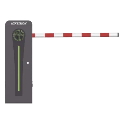 Barrera vehicular Hikvision KT-320-ABAT(4MR) con brazo abatible de 4 m