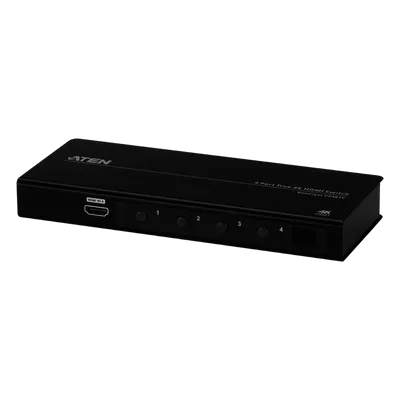 Conmutador HDMI / 4K real 4096x2160@60Hz / 18 Gbps / 4:4:4 / 12-bit Deep Color / 4 puertos / HDMI 2.0 HDCP 2.2