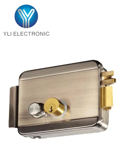 Cerradura eléctrica derecha YLI ELECTRONIC ABK-702B-R con apertura por botón y llave