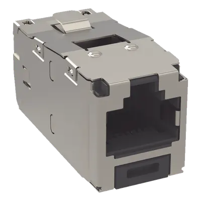 Jack RJ45 blindado Panduit CJS688TGY Categoría 6 para cableado de red