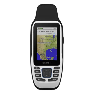 GPS Portátil / Pantalla TFT Transflectiva 3" / Resolución 240 x 400 px / Brújula 3 Ejes / Autonomía 19 Horas / Memoria 8 GB / IPX7 / MIL-STD-810