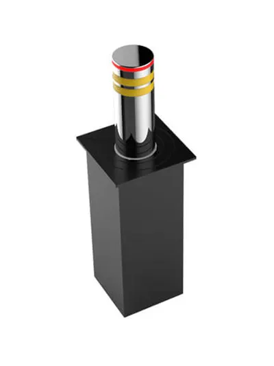 ZKTECO BOL1219A - Bolardo Automático con Iluminación de Alta Calidad para Acceso Vehicular / Tiempo de apertura-cierre de 3 segundos /Luces LED / Acero Inoxidable / IP68 / 130Kg de Peso / Requiere Gabinete  ZTA150003 Bollards Control Box