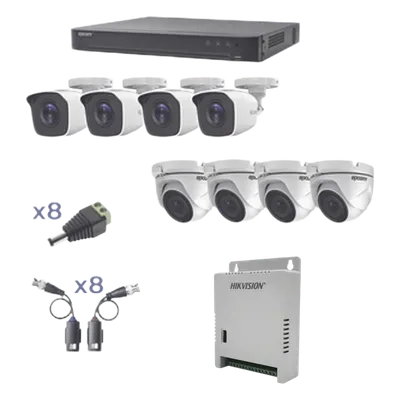 Kit de videovigilancia EPCOM PROFESSIONAL KEVTX8T4BW/4EW con 8 cámaras 1080p