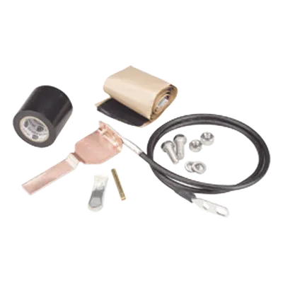 Kit de Puesta a Tierra / Guía de Onda Elíptica 43 / 130,000 A / IP68 / -40°C a +85°C / 2 pies Cable
