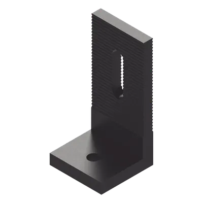 Soporte L para Panel Solar / Montaje en Concreto / Compatible con Tornillo Expansor EPL-ES-8/70 / Estructuras Personalizadas