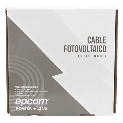 Cable fotovoltaico EPCOM POWERLINE CBL-UT-10B/100 de 10 AWG