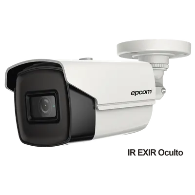 Cámara Bala TurboHD / 8 MP / Gran Angular 102.2º / EXIR 60 m (196.85 ft) / IP67 / 4-en-1