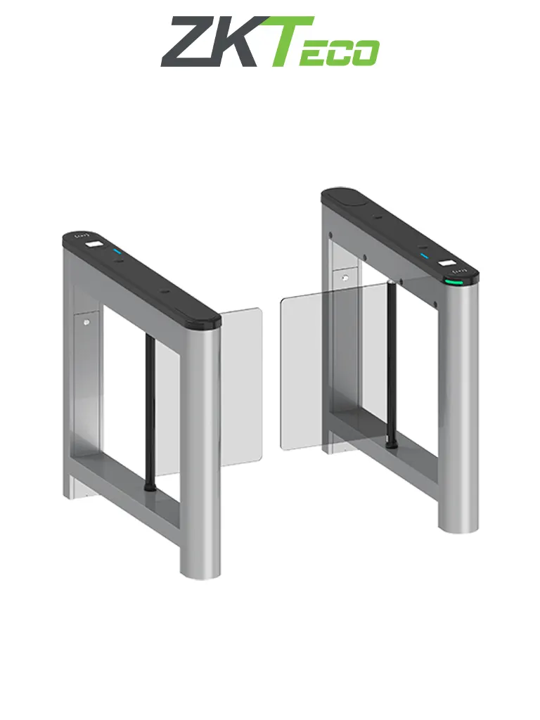 Barrera peatonal swing ZKTeco Saturn-S1000 con motor silencioso