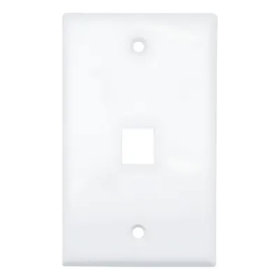 Placa de pared Hikvision DS-1FPA1-A de 1 puerto, caja con 20 piezas