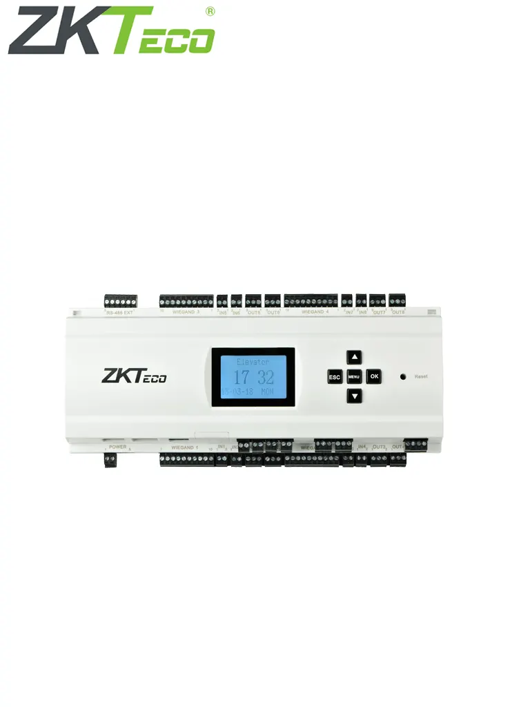 Panel para control de elevadores ZKTeco EC10 de 10 pisos