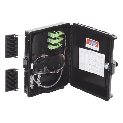 Caja de empalme LINKEDPRO LP-FAT08 con splitter 1x8 SC/APC