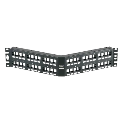 Panel de parcheo angulado PANDUIT NKPPA48FMY de 48 puertos