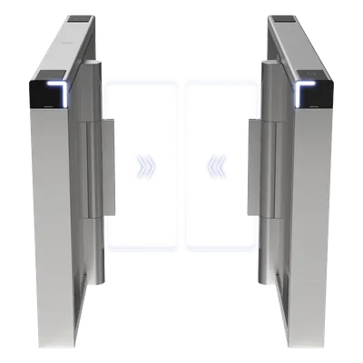 Torniquete swing Hikvision DS-K3B530X-LR/MPG-DP90 con carril de 90 cm
